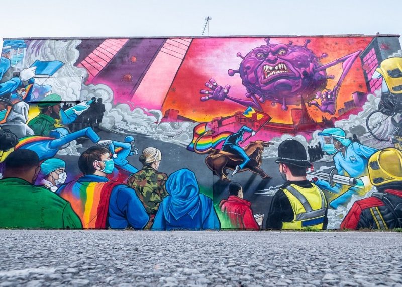 charity mural unveiled in Digbeth