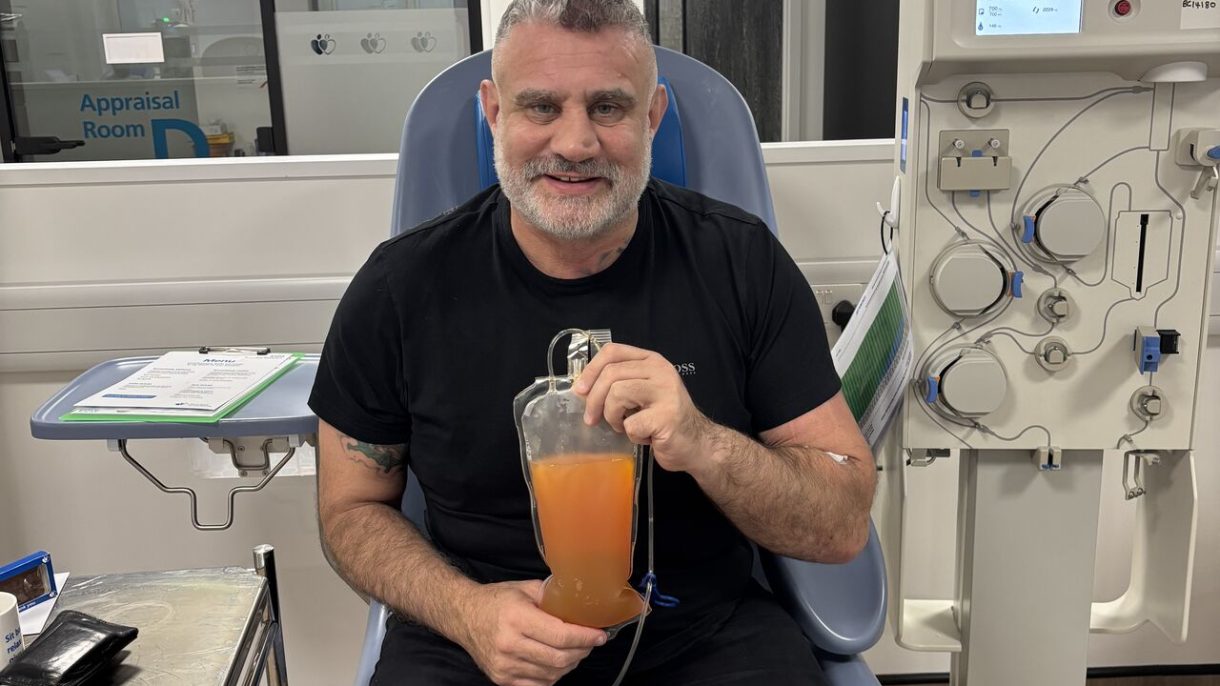 lifelong plasma donor